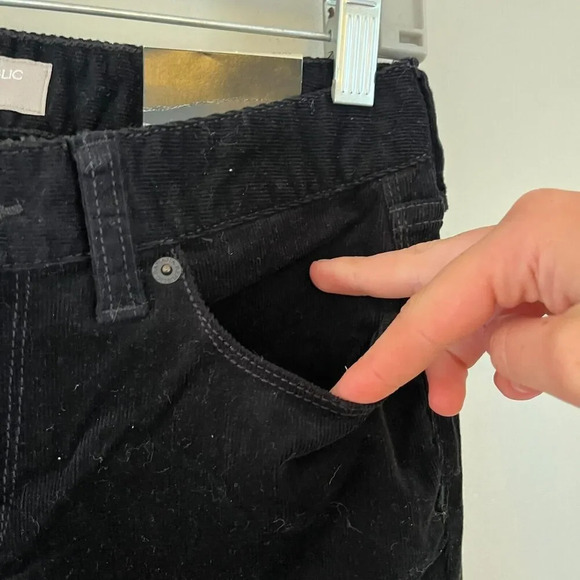 Banana Republic Womens Black Skinny Fit Jeans 25/0 Dark Wash Stretch NWT - Picture 5 of 8